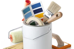 Zubehör - Painting-Ausstattung - Stock-Fotografie